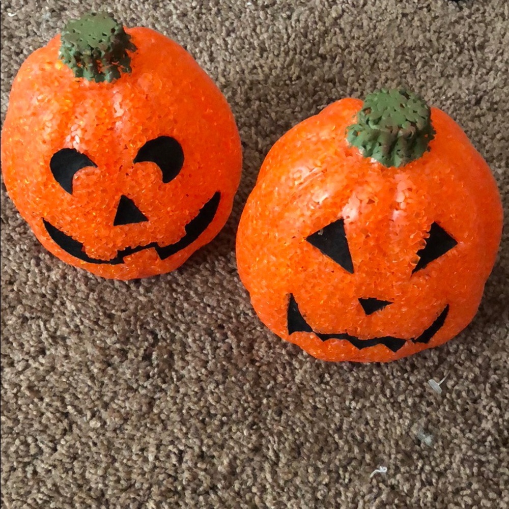 Light up pumpkins